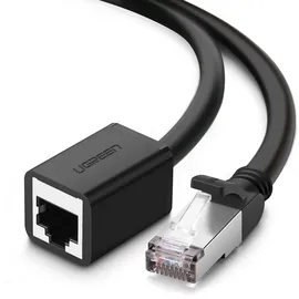 UGREEN Verlängerungskabel Ethernet Kabel, LAN Kabel, Gigabit Netzwerkkabel und RJ45 RJ-45, Schwarz