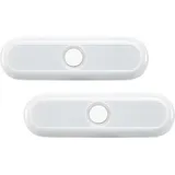 Bewegungsmelderlampe, LED-Nachtlicht mit 500-mAh-Akku, magnetisch und tragbar, energiesparend, 2er-Pack, kurz