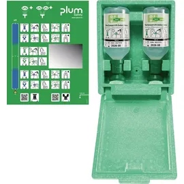 PLUM SAFETY APS Augenspülstation 2x0,5l H280xB230xT110ca.mm