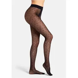 camano Fashion Sustainable Stripes 30 DEN Strumpfhose Damen Damen 9999 - black L