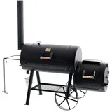 Joes BBQ 20" Texas Classic Smoker 195x90x180cm Stahl Schwarz