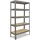 shelfplaza Pro 200x100x50 cm Schwerlastregal grau mit 5 Böden und 200 kg Traglast pro Boden