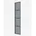 Badplaats Essos Walk-In-Dusche 40 x 200 cm Schwarz Grauglass
