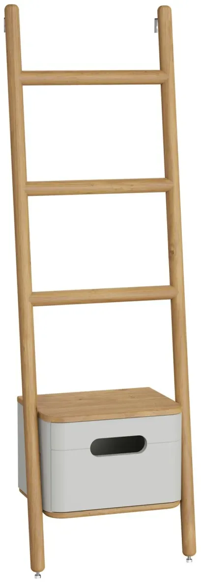 VitrA Sento Handtuchhalter mit Schublade 48 x 30 x 152 cm Hellgrau Matt,66161 66161