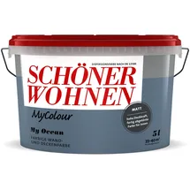 Schöner Wohnen my colour Wandfarbe My Ocean Blau matt 5 l
