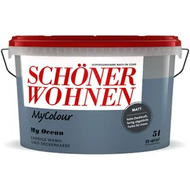 Schöner Wohnen my colour Wandfarbe My Ocean Blau matt 5 l