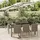 vidaXL Garten-Essgruppe 7-tlg. Grau