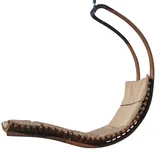 Design Hängeliege NAVASSA-SEAT aus Holz Lärche/Metall mit Auflage (OHNE Gestell) von AS-S, Farbe:Braun