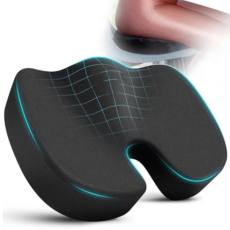 Orthopädisches anatomisches Sitzkissen aus Memory-Schaum