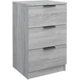 vidaXL Nachtschrank Grau 40 x 36 x 65 cm