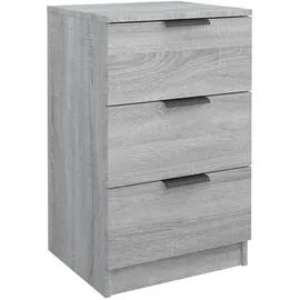 vidaXL Nachtschrank Grau 40 x 36 x 65 cm