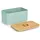 Zeller Brotkasten Metall/Bambus Mint