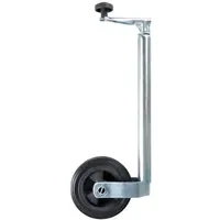 PRO PLUS Stützrad 35 mm Kunststofffelge mit Vollgummireifen 160 x 40 mm