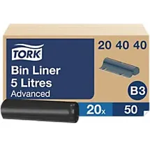 TORK 5 L Schwarz Kunststoff 1000 Stück