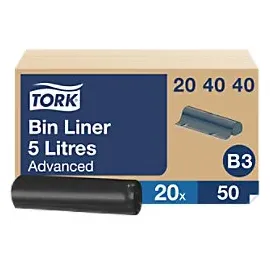 TORK 5 L Schwarz Kunststoff 1000 Stück