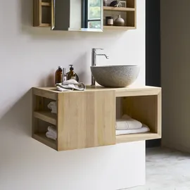 Tikamoon Waschtischunterschrank 90 x 0 x 0 cm Beige