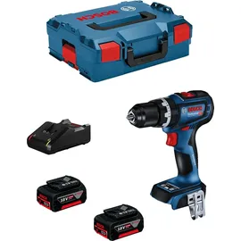 Bosch GSB 18V-90 C Professional inkl. 2 x 4 Ah + L-Boxx 06019K6103