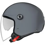 NEXX Y.10 Midtown Jethelm - Grau/Schwarz / L