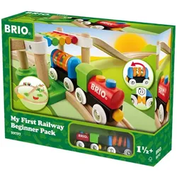 Ravensburger BRIO World 33727 Mein erstes BRIO Bahn Spiel Set – Zug mit Waggon, ...