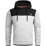 Alessandro Salvarini Hoodie Grau/Schwarz S