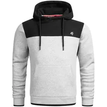 Alessandro Salvarini Hoodie Grau/Schwarz S