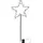 Star Trading LED-Lichtstern Spiky Metall 39x93 cm inkl. Leuchtmittel schwarz