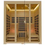 Artsauna Billund Infrarotkabine mit Dual Heizsystem und Hemlockholz
