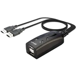 Lindy 2 Port USB KM Switch 2 Port Tastatur-/Maus-Umschalter