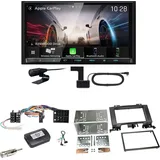 Kenwood DMX8021DABS Android Auto Einbauset für Mercedes Sprinter W906 Crafter