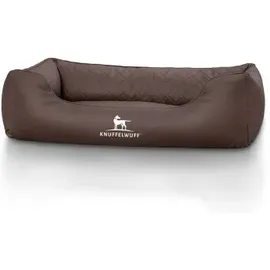 Knuffelwuff Hundebett Madison XL 105 x 75 cm braun