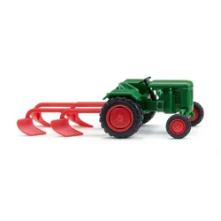 Wiking Normag Faktor I mit Pflug, Traktor-Modell, Vormontiert, 1:87, Normag Fakt