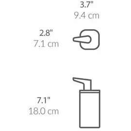 simplehuman Seifenspender 295ml Silber