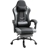 Vinsetto Ergonomischer Gaming Stuhl Höhenverstellbar 62x52x128 cm