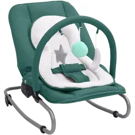 vidaXL vidaXL, Babywippe Grün Stahl
