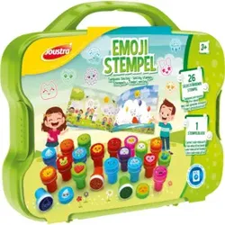 JOUSTRA Kinderstempel Emoji sortiert J41817 im Koffer