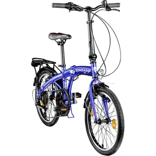 Zündapp Faltrad ZF20 Speed Folder 20 Zoll 6-Gang RH 28,5cm blau