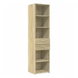 vidaXL Highboard Sonoma-Eiche 45x42,5x185 cm Holzwerkstoff