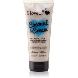 I Love Coconut & Cream Duschpeeling 200 ml