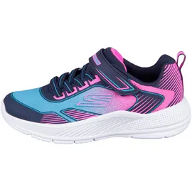 SKECHERS Microspec Advance Kinder Blau/Pink/Rosa 30