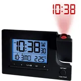 Miraval Funk-Projektionswecker USB 2 Alarme Temperaturanzeige Datum