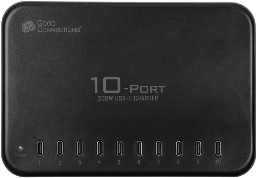 Alcasa PCA-D007S Ladegerät für Mobilgeräte Tablets Schwarz AC Schnellladung Drinnen