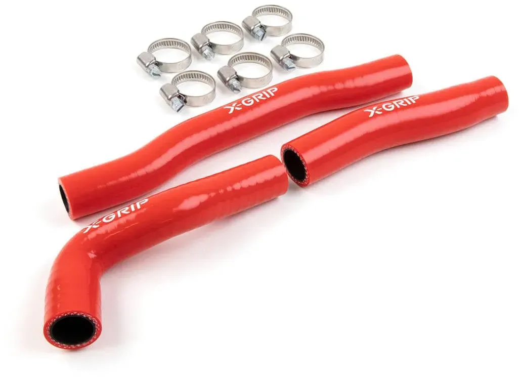 X-GRIP Silikon-Kühlerschlauch - Rot
