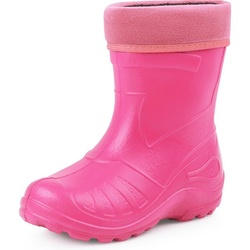Ladeheid Kinder EVA Thermo Gummistiefel Regenstiefel gefüttert KL050 Gummistiefel rosa 27