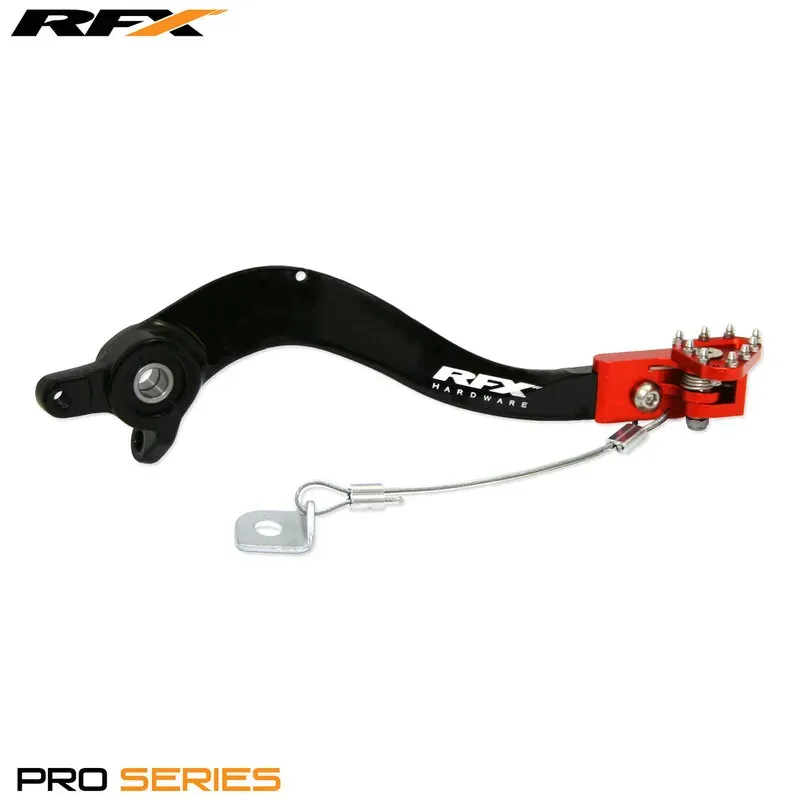 RFX Pro FT achterremhendel (zwart/oranje), rood