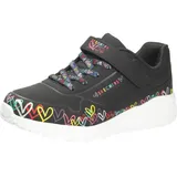 SKECHERS Uno Lite Heart Craze Kinder Schwarz/Mehrfarbig 32