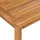 vidaXL Gartentisch 120 x 70 x 77 cm Teak Massivholz Braun
