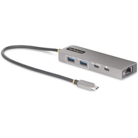 Startech 3-Port USB-C Hub 2.5GbE PD Pass-Through, 10Gbps, 2x USB-A/1x USB-C, Mini USB C auf USB