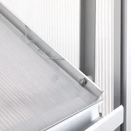 Zelsius Gewächshaus Aluminium Silber HKP 6 mm 5,90 m2