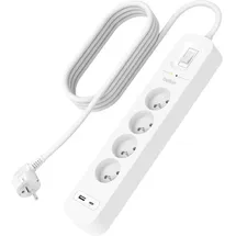 Belkin Steckdosenleiste 2 m Weiß 4 St.