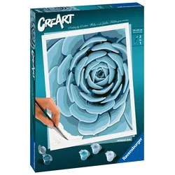Ravensburger Beschäftigung - CreArt Botanical Blue - Malen nach Zahlen für Erwachsene